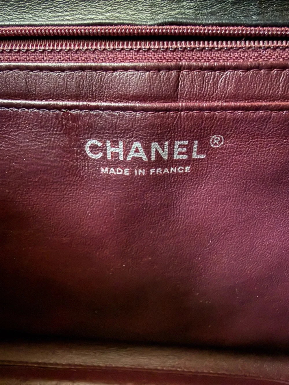CHANEL classic single flap lambskin Black Quilted Bag with Silver Chain jumbo - Picture 10 of 16